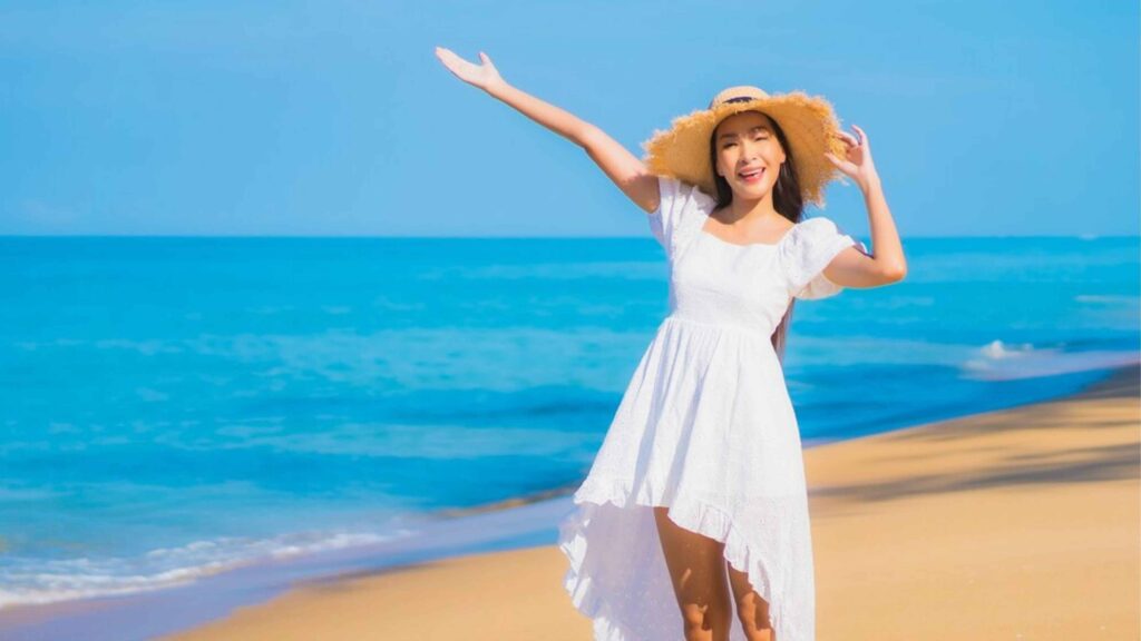 Model Dress Pantai