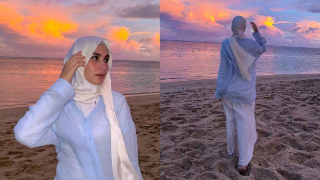 Outfit Pantai Wanita Berhijab
