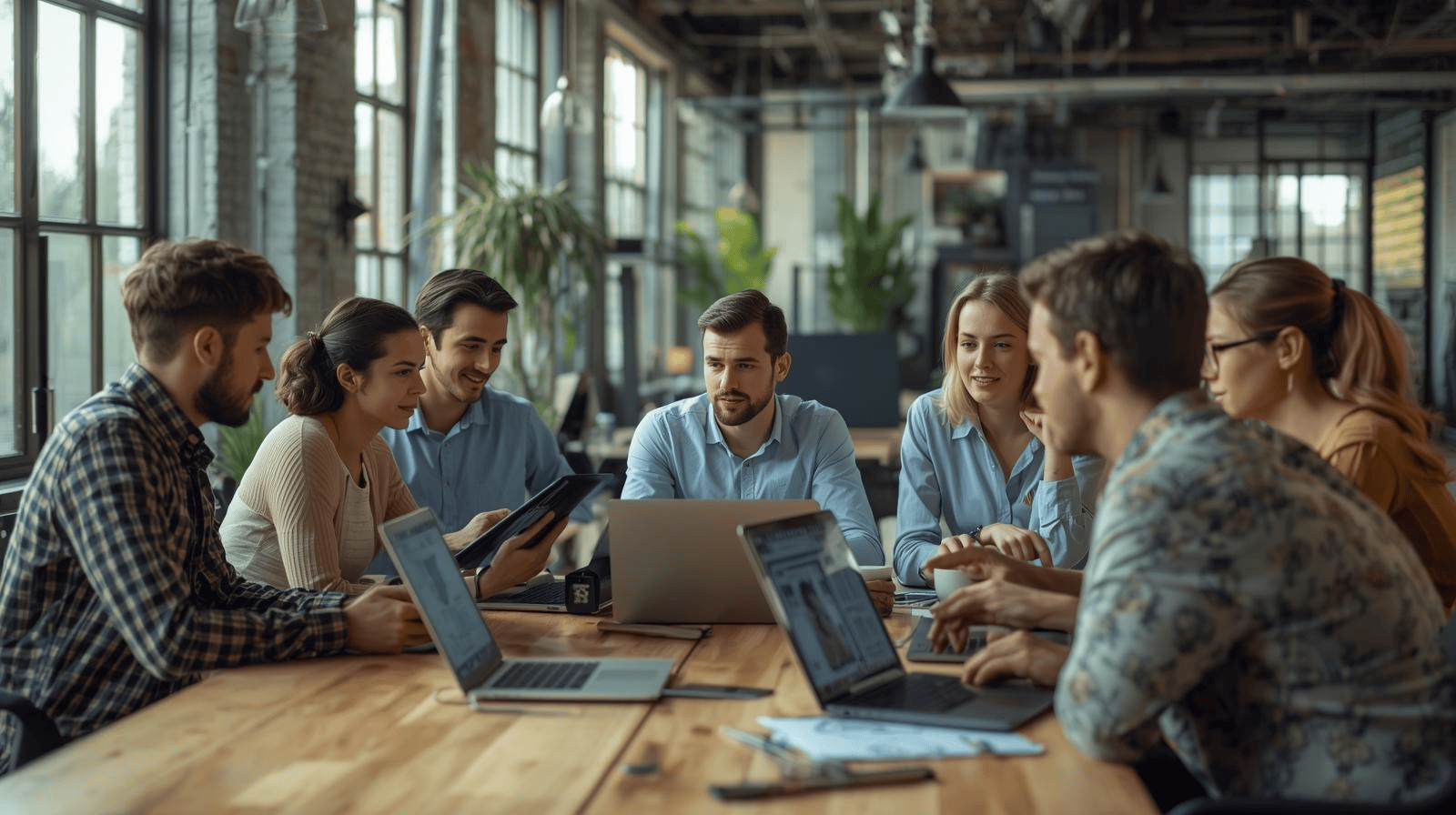 Kolaborasi tim profesi designer digital di coworking space