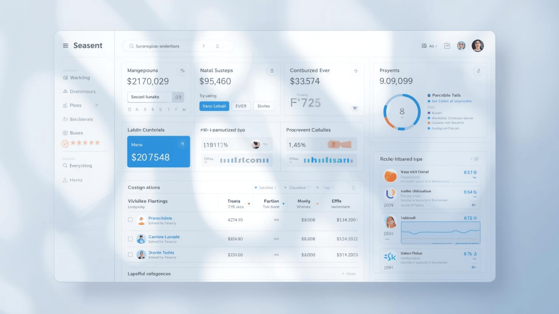 Inspirasi desain UI UX modern pada dashboard aplikasi digital