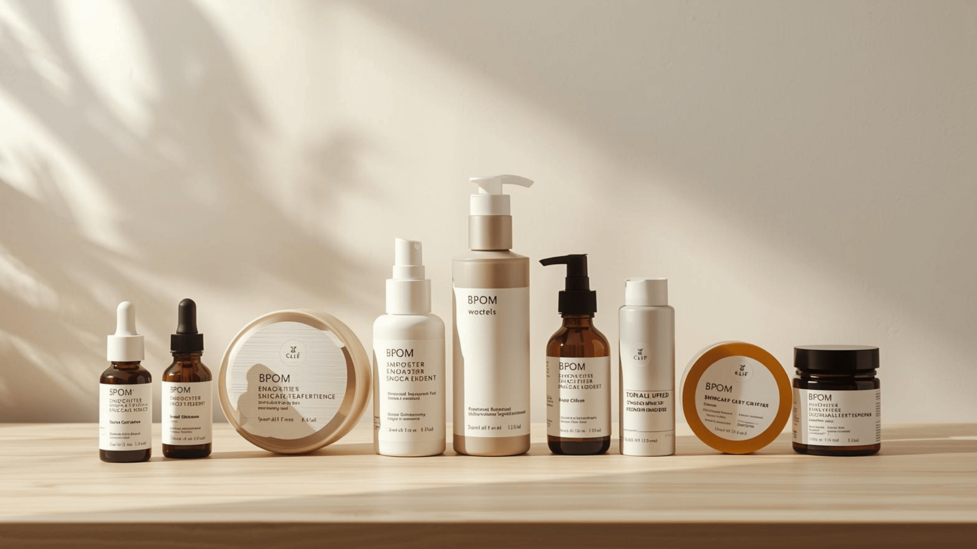 Koleksi produk skincare aman